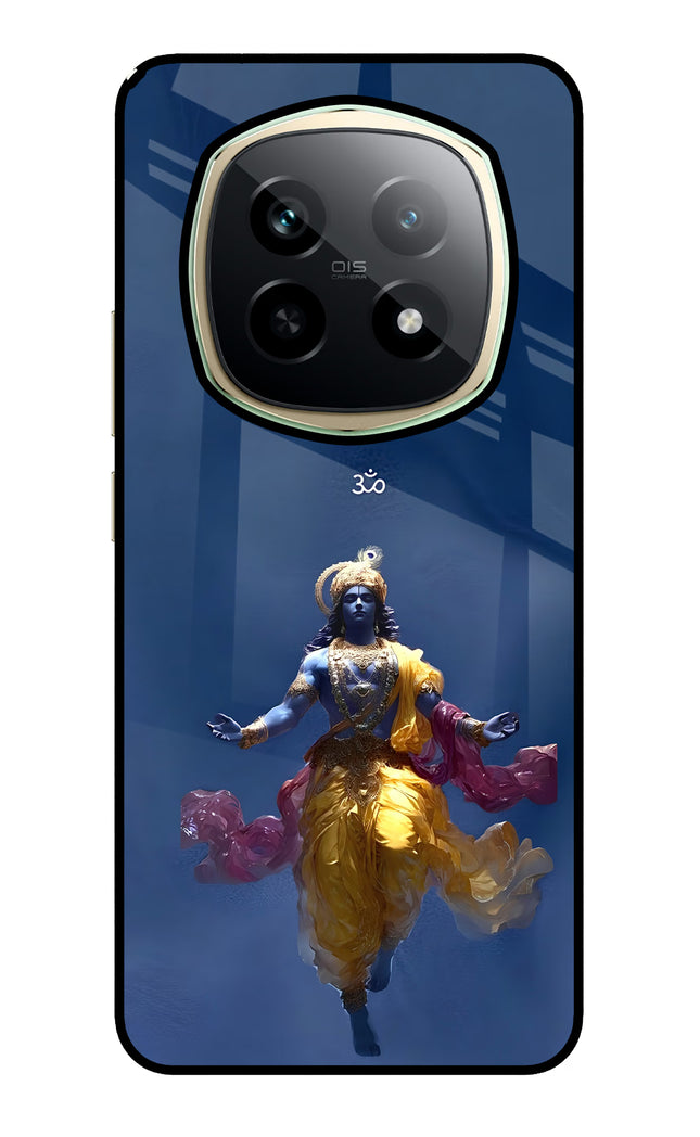 Cosmic Krishna Realme P2 Pro 5G Glass Case Back Cover by Casekaro