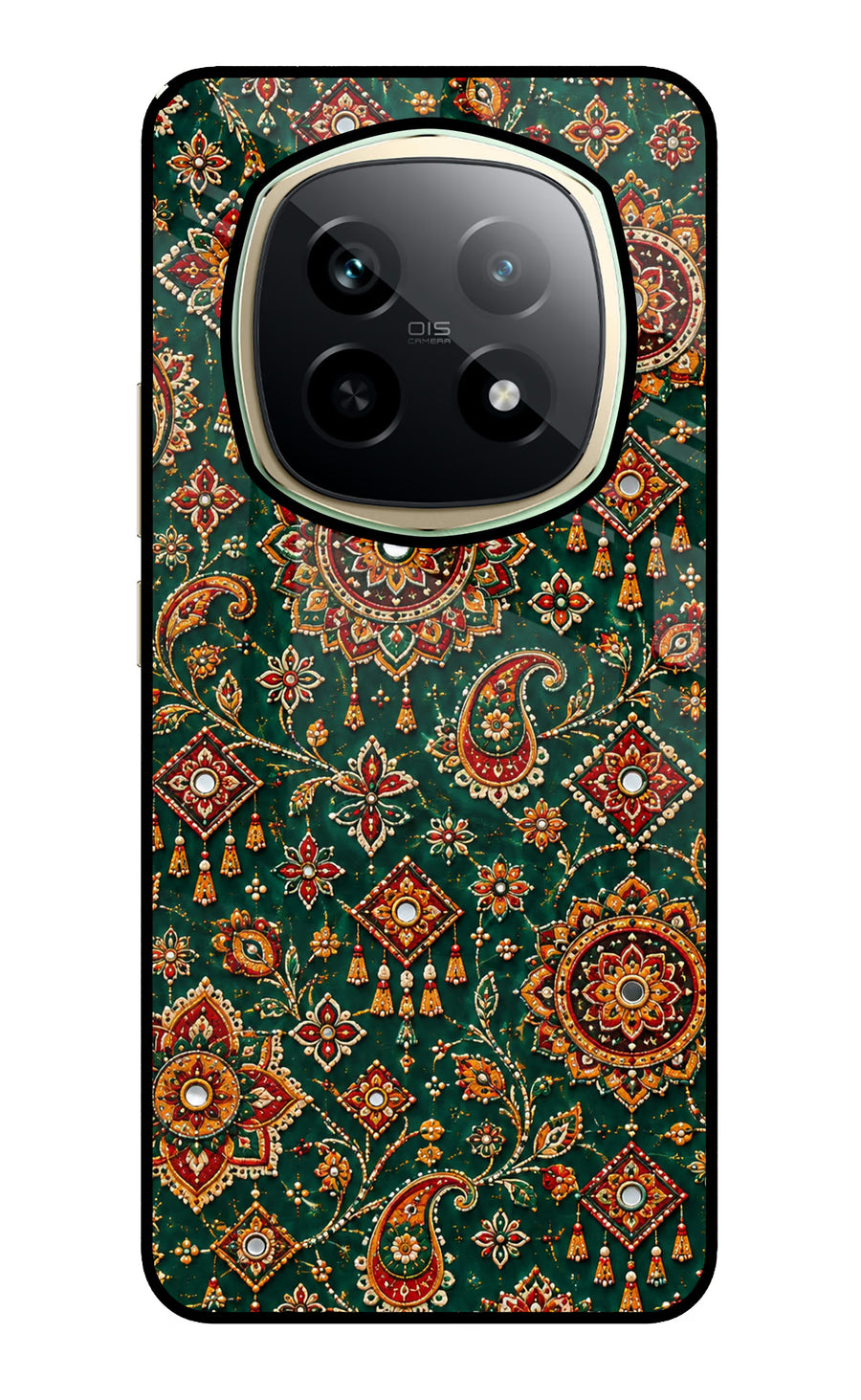 Green Pataka Realme P2 Pro 5G Back Cover, Glass case
