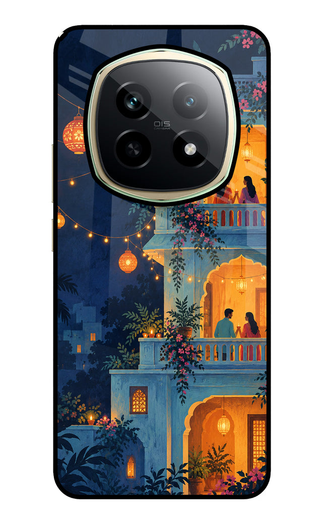 Balcony Glow Realme P2 Pro 5G Glass Case Back Cover by Casekaro