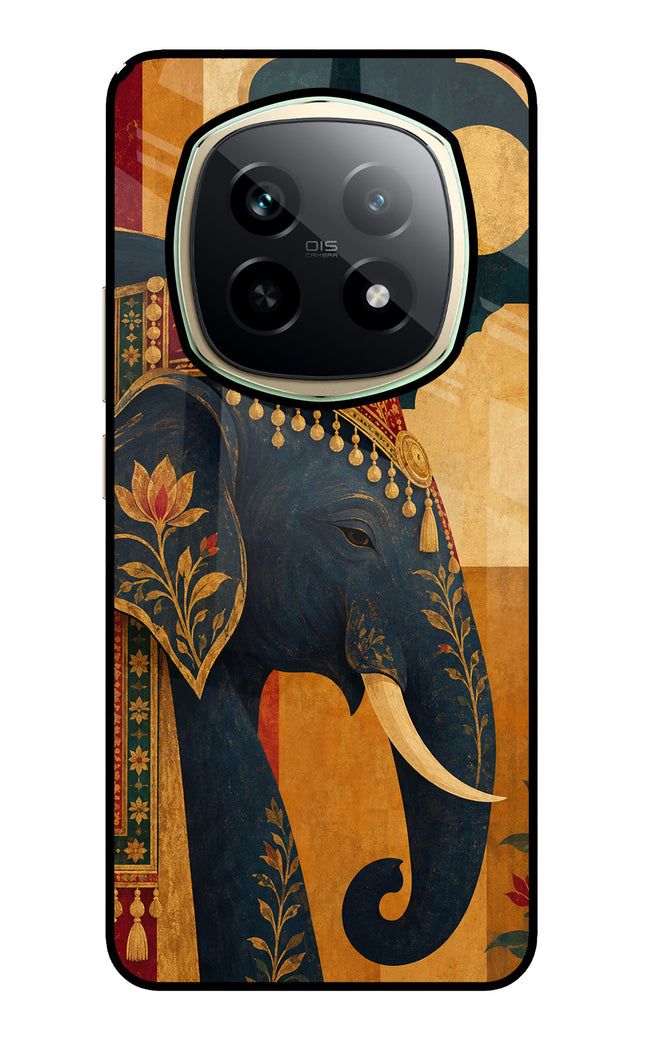 Royal Elephant Realme P2 Pro 5G Glass Case Back Cover by Casekaro