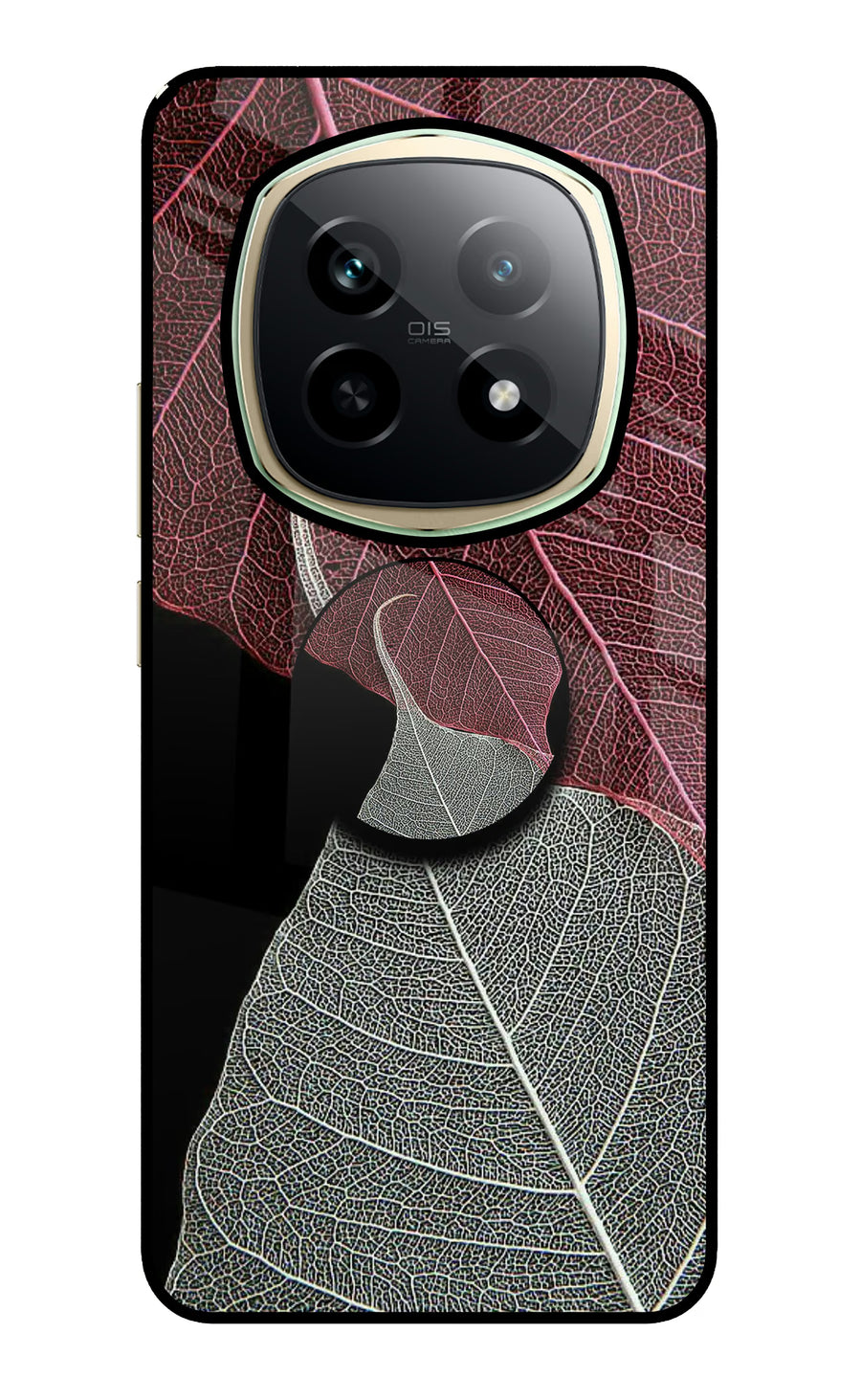 Leaf Pattern Realme P2 Pro 5G Pop Case, Glass case