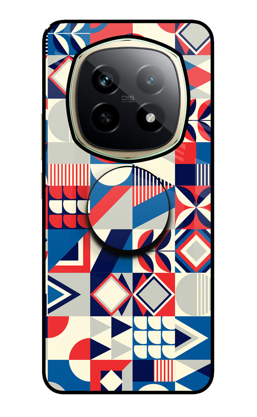 Colorful Pattern Realme P2 Pro 5G Pop Case, Glass case