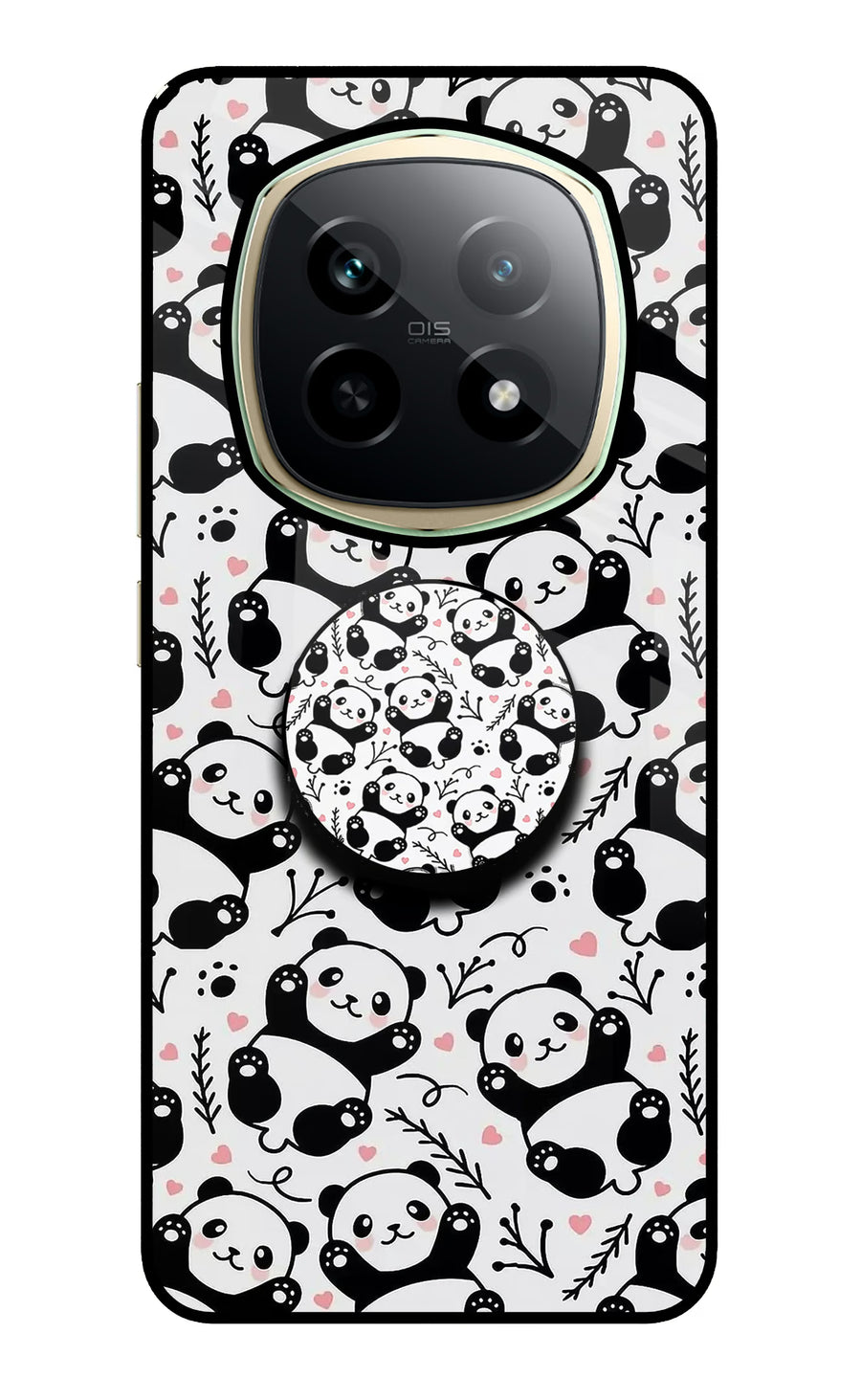 Cute Panda Realme P2 Pro 5G Pop Case, Glass case