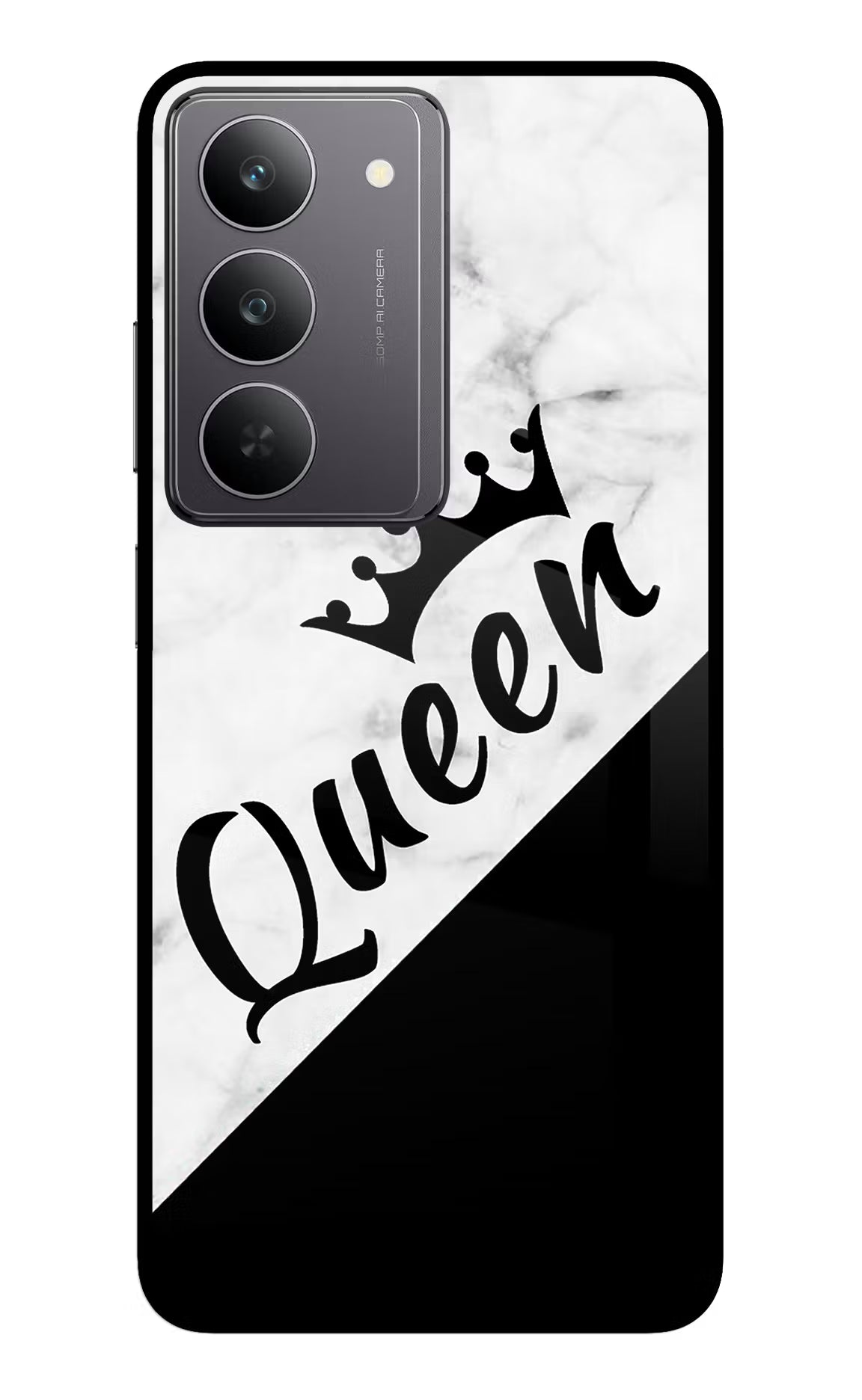 Queen Realme 14x 5G Glass Case