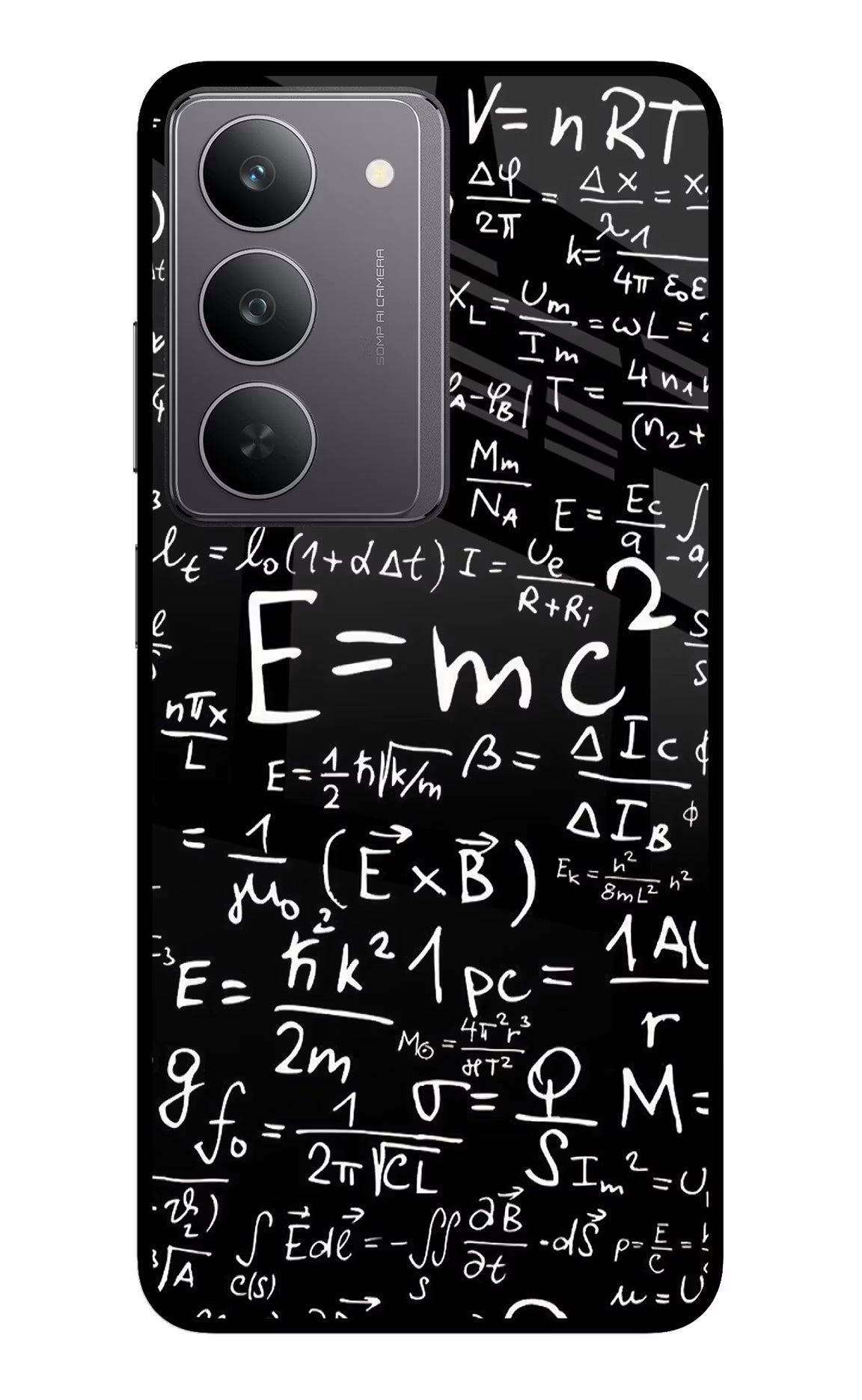 Physics Formula Realme 14x 5G Glass Case Back Cover by Casekaro