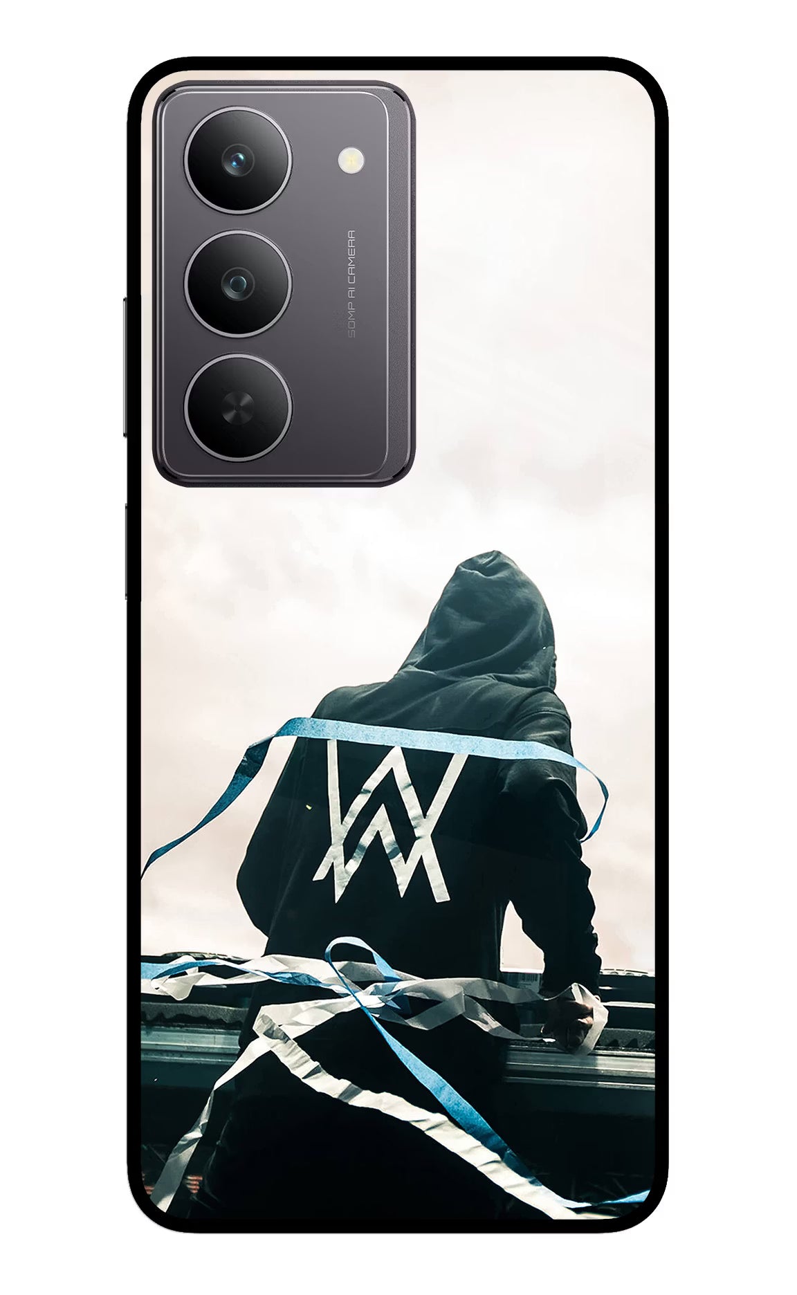 Alan Walker Realme 14x 5G Glass Case Back Cover by Casekaro