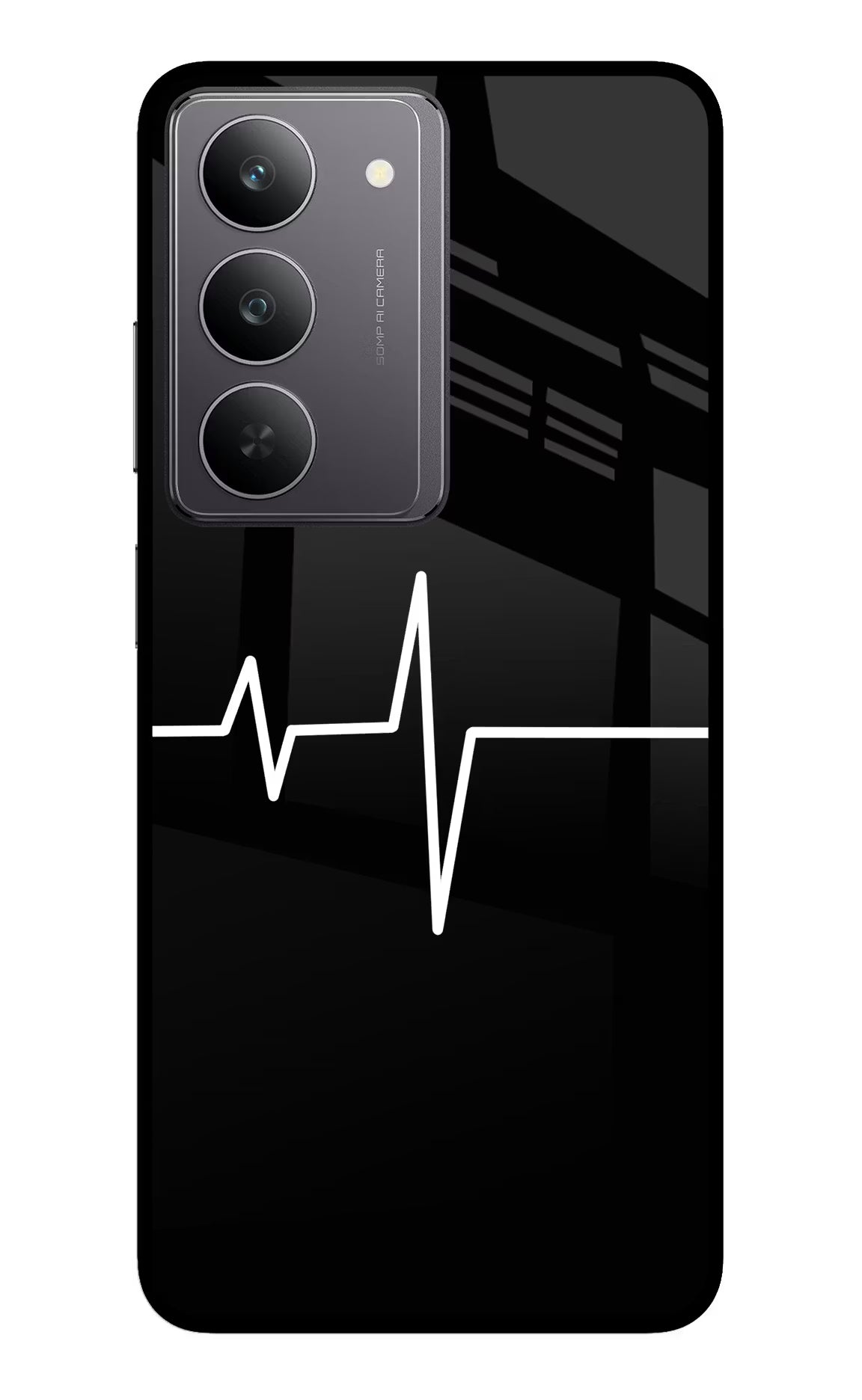 Heart Beats Realme 14x 5G Glass Case Back Cover by Casekaro