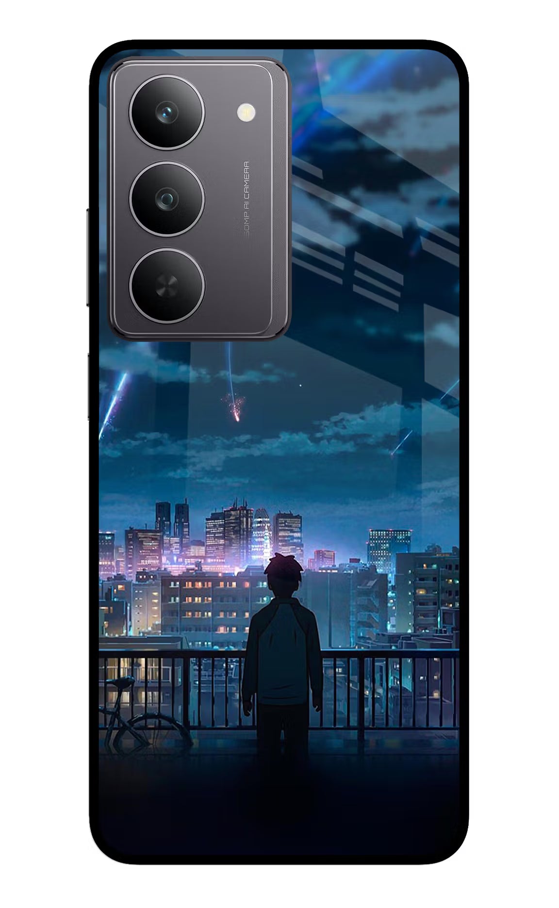 Anime Realme 14x 5G Glass Case Back Cover by Casekaro