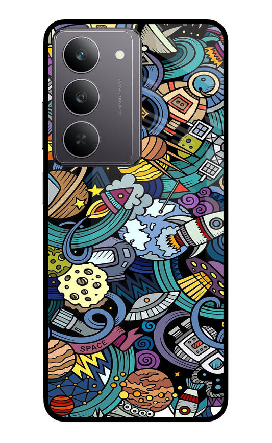 Space Abstract Realme 14x 5G Glass Case