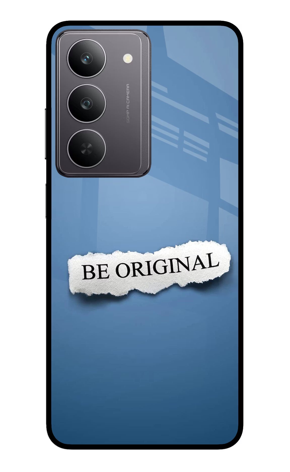 Be Original Realme 14x 5G Glass Case Back Cover by Casekaro