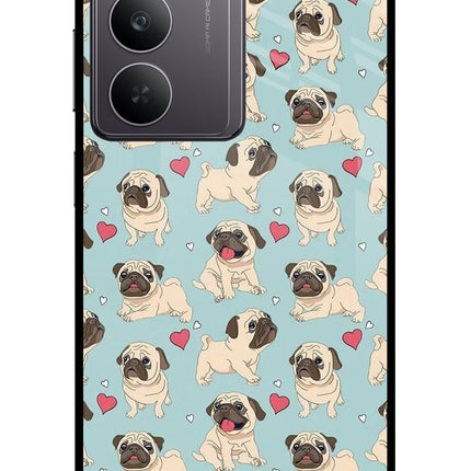 Pug Dog Realme 14x 5G Glass Case