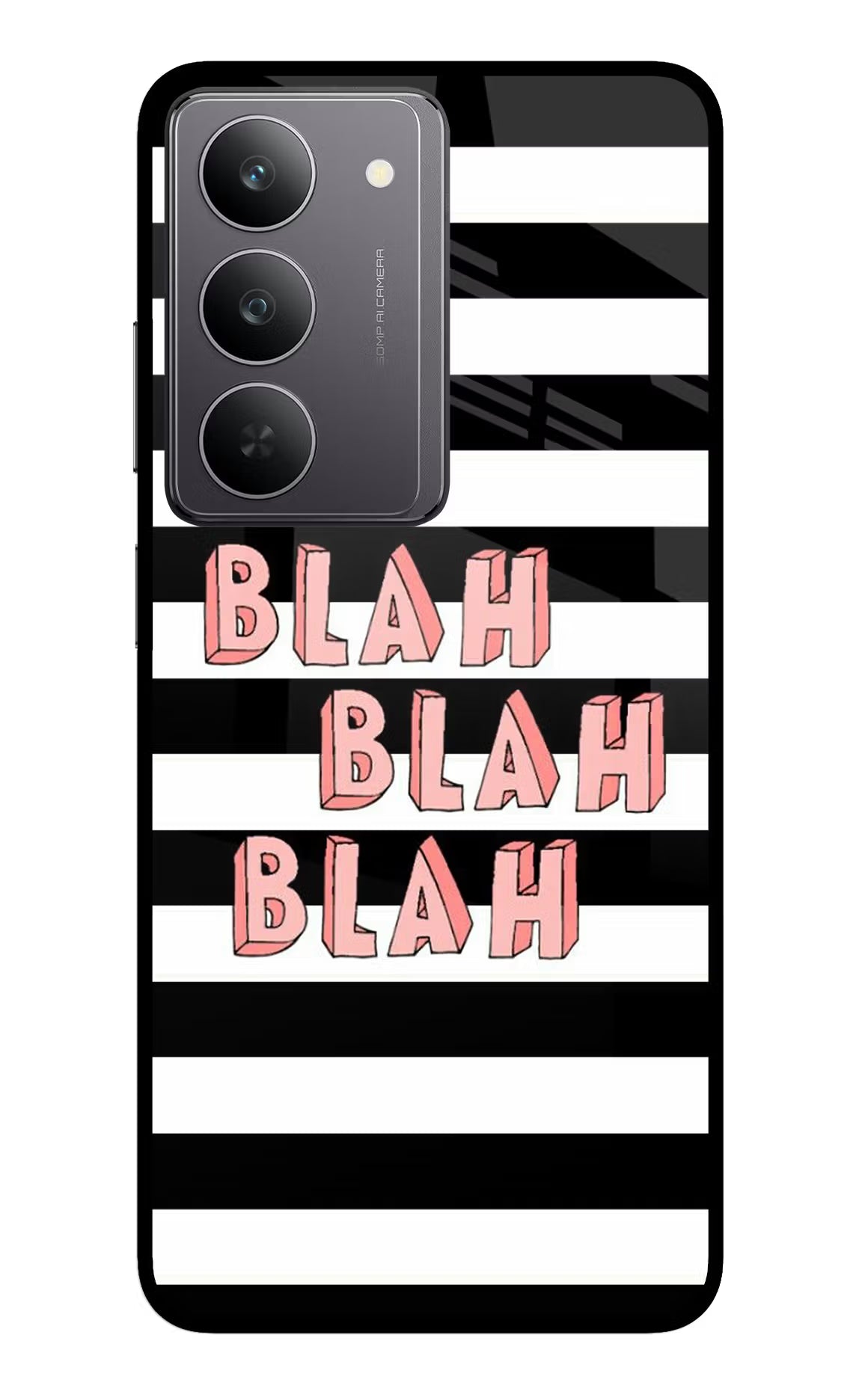 Blah Blah Blah Realme 14x 5G Glass Case