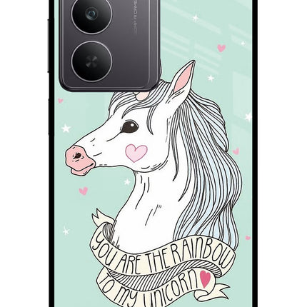 Unicorn Wallpaper Realme 14x 5G Glass Case