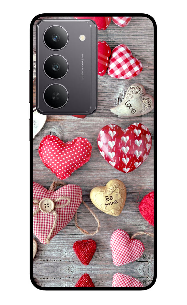 Love Wallpaper Realme 14x 5G Glass Case Back Cover by Casekaro