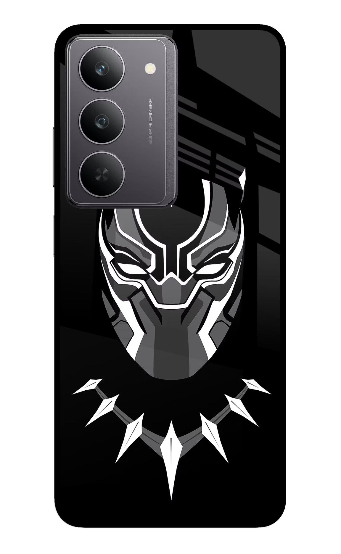 Black Panther Realme 14x 5G Glass Case