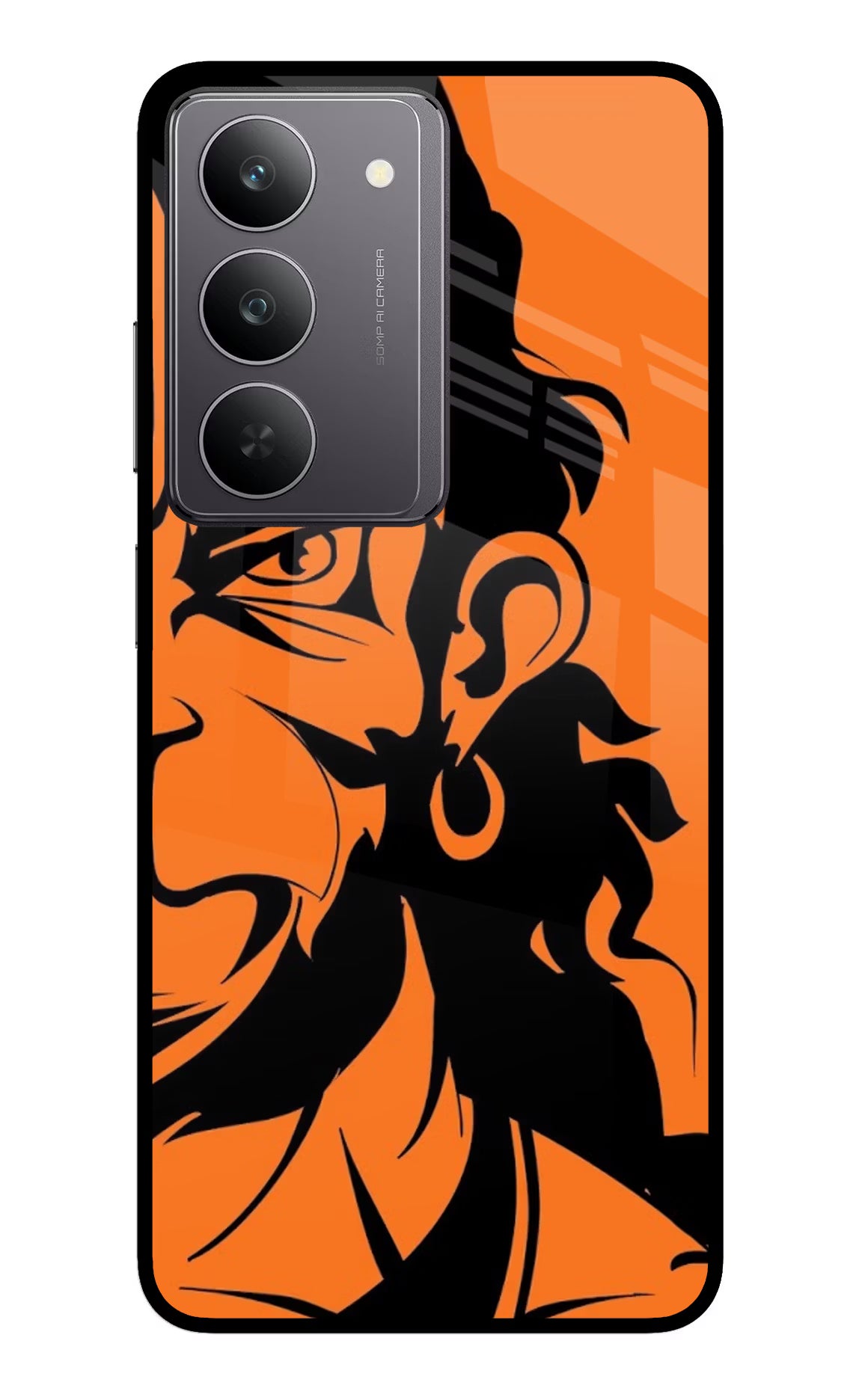 Hanuman Realme 14x 5G Glass Case Back Cover by Casekaro