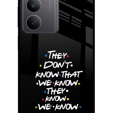 FRIENDS Dialogue Realme 14x 5G Glass Case