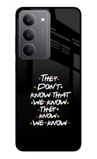 FRIENDS Dialogue Realme 14x 5G Glass Case