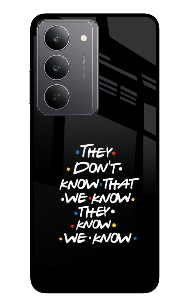 FRIENDS Dialogue Realme 14x 5G Glass Case
