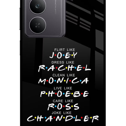 FRIENDS Character Realme 14x 5G Glass Case