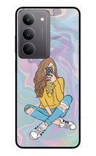 Selfie Girl Realme 14x 5G Glass Case