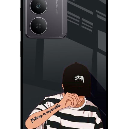 Aesthetic Boy Realme 14x 5G Glass Case