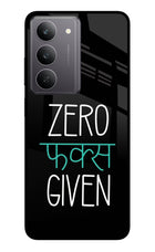 Zero Fucks Given Realme 14x 5G Glass Case