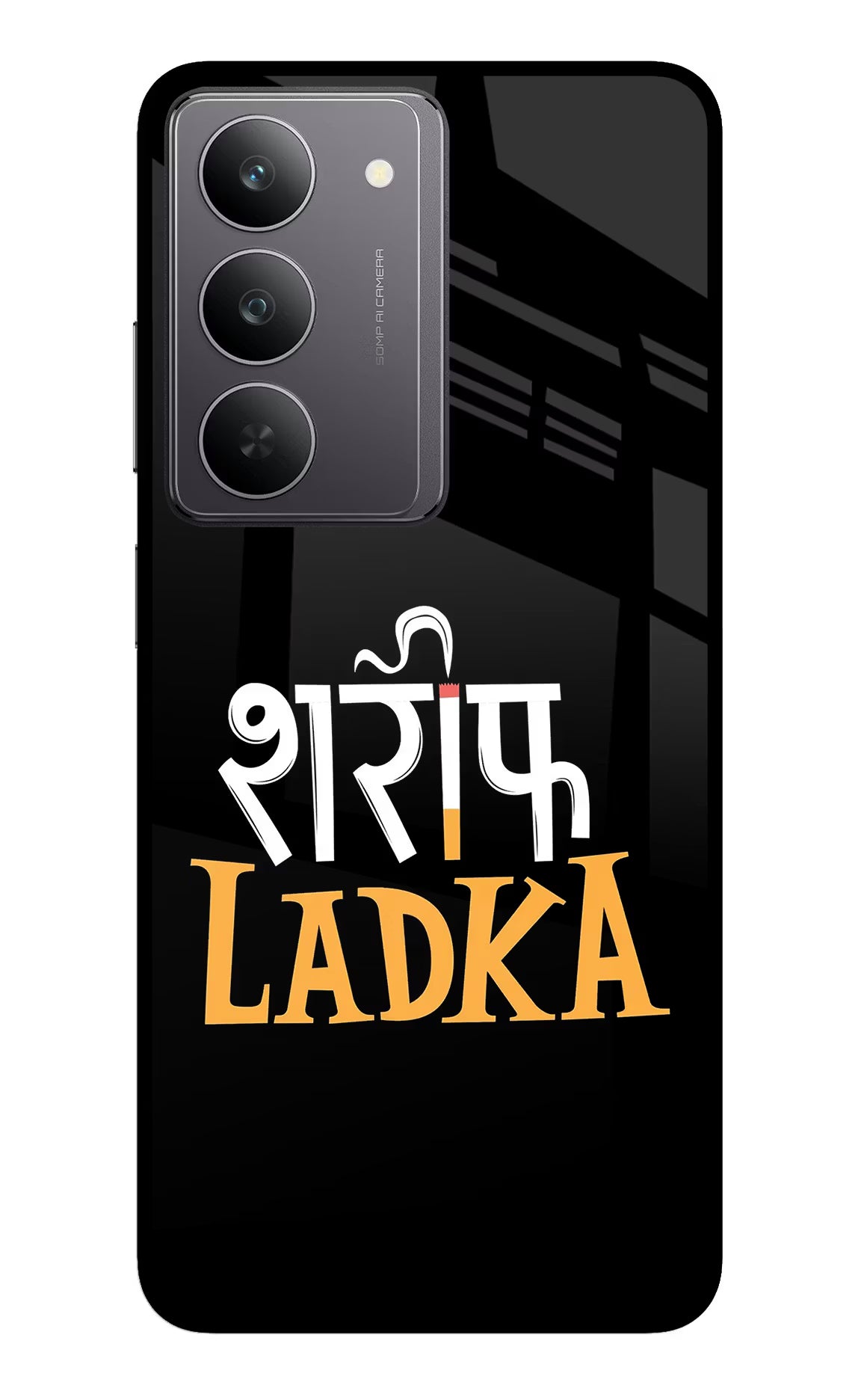 Shareef Ladka Realme 14x 5G Glass Case Back Cover by Casekaro