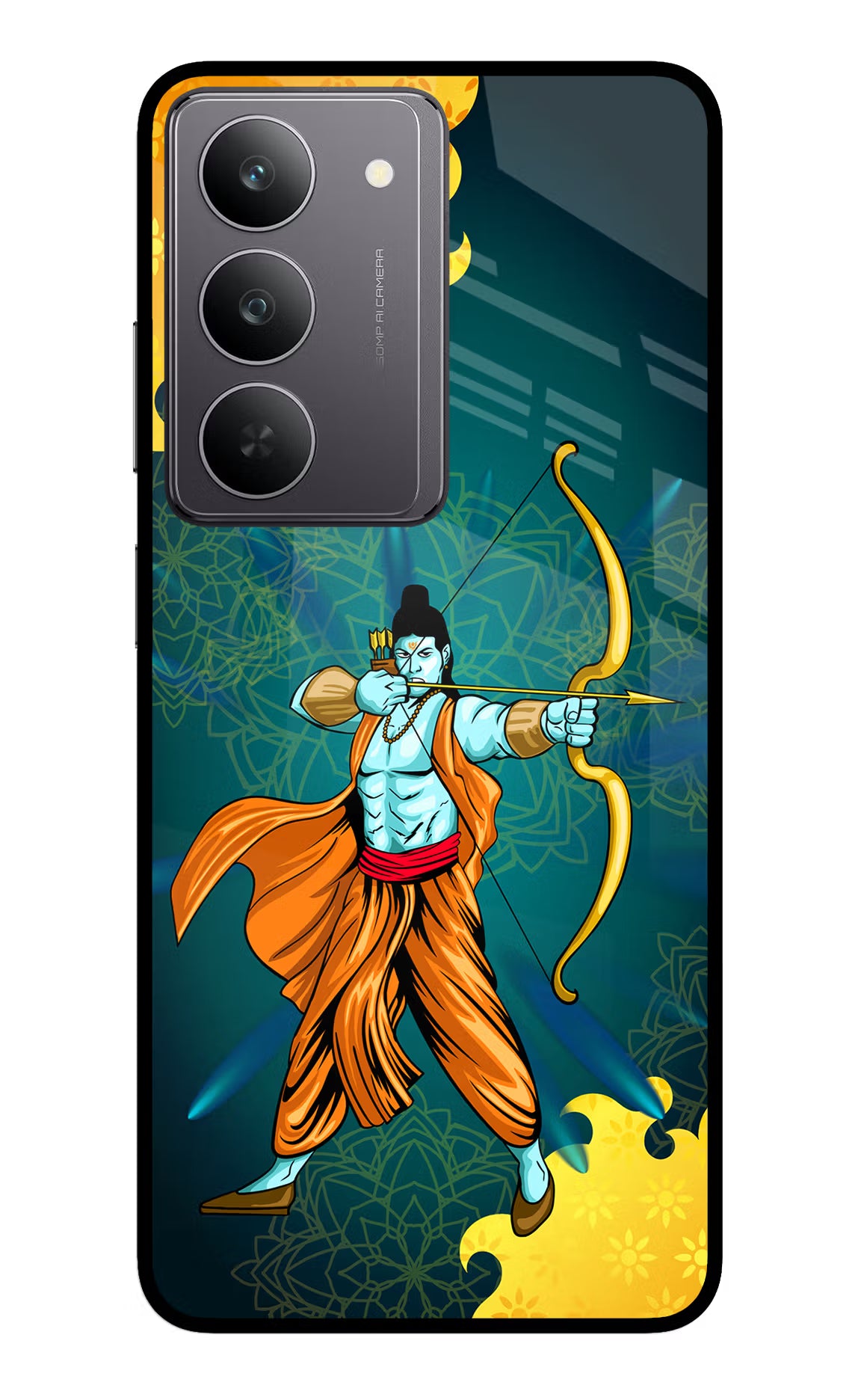 Lord Ram - 6 Realme 14x 5G Glass Case Back Cover by Casekaro