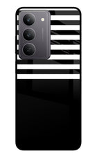 Black and White Print Realme 14x 5G Glass Case