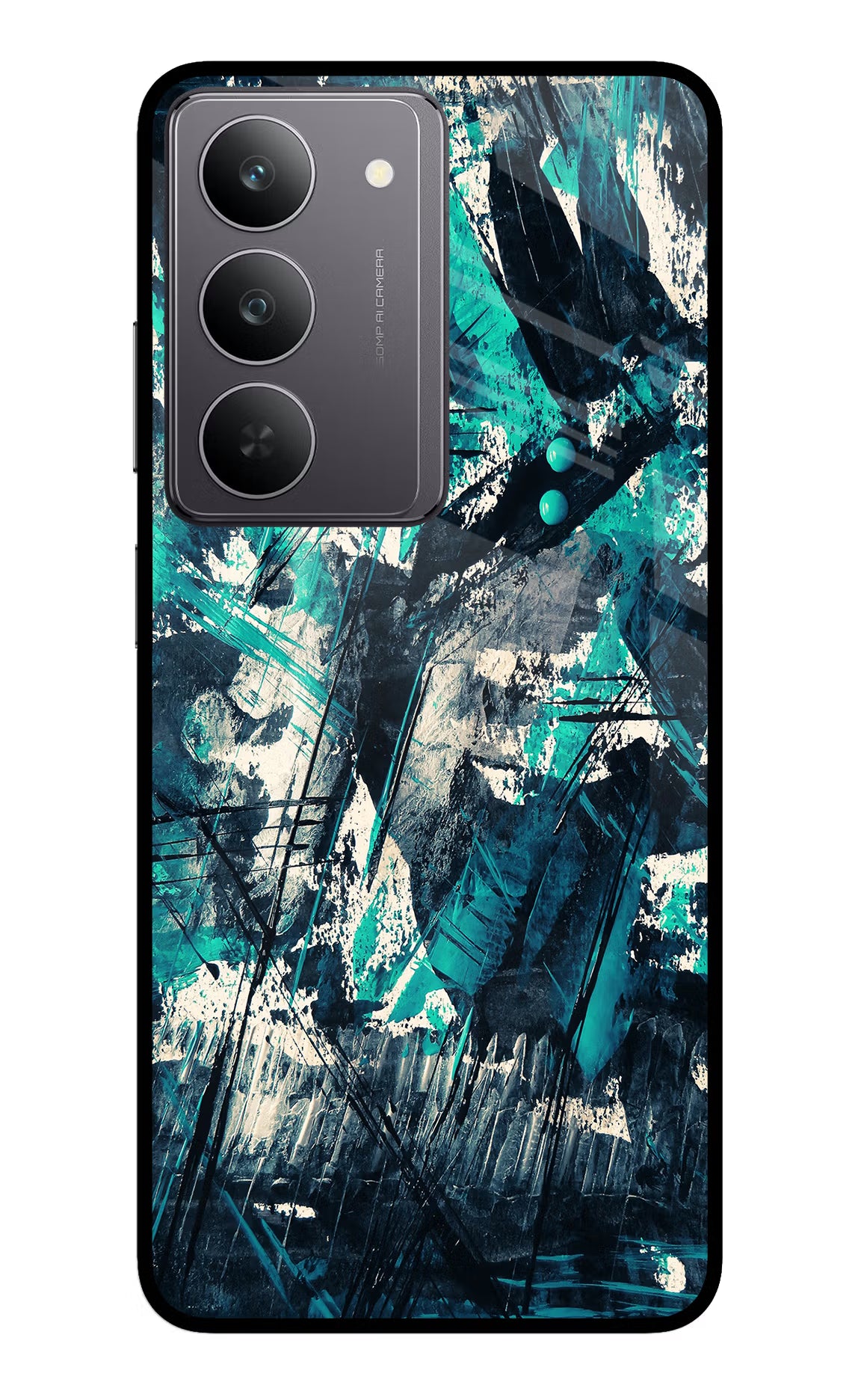 Artwork Realme 14x 5G Glass Case Back Cover by Casekaro