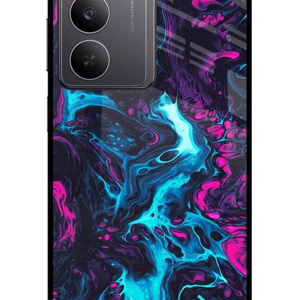 Abstract Realme 14x 5G Glass Case