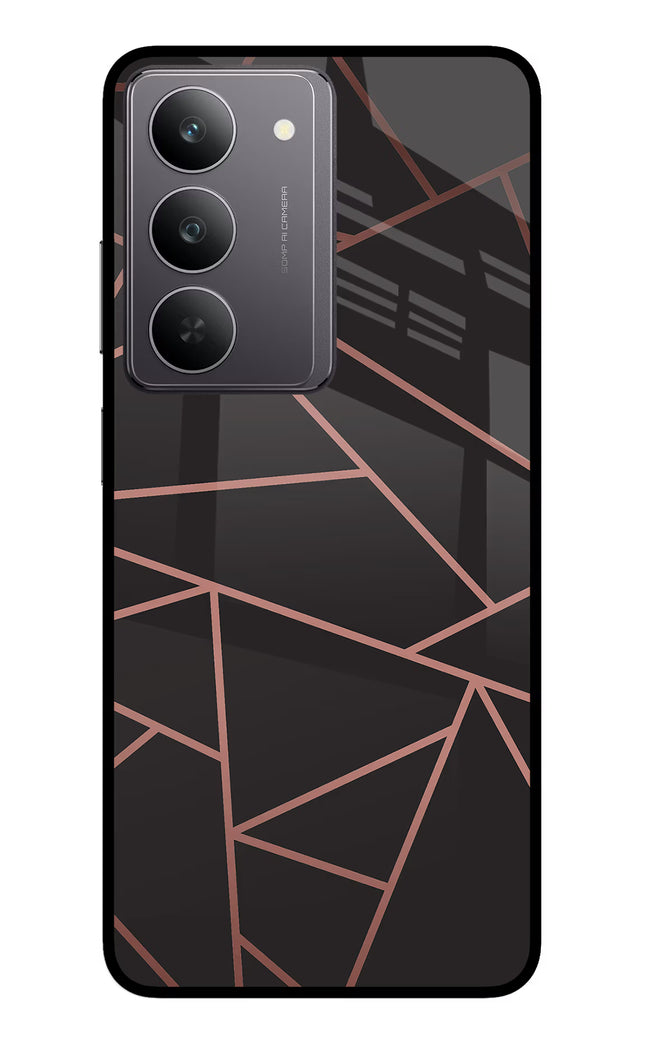 Geometric Pattern Realme 14x 5G Glass Case