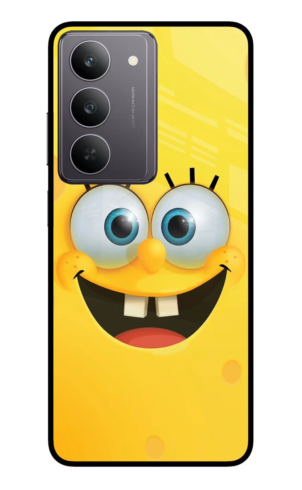Sponge 1 Realme 14x 5G Glass Case Back Cover by Casekaro