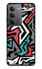 Geometric Graffiti Realme 14x 5G Glass Case