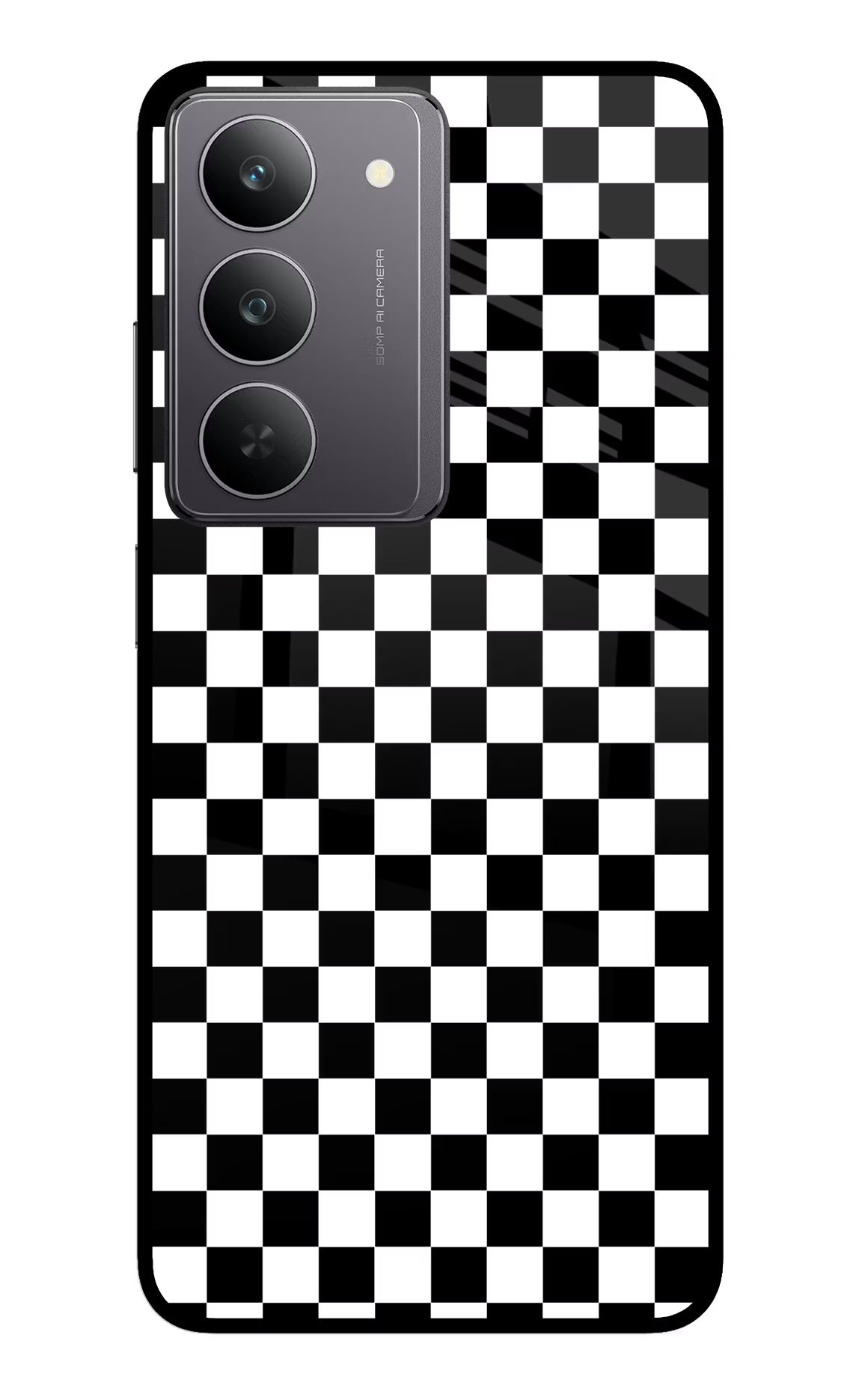 Chess Board Realme 14x 5G Glass Case Back Cover by Casekaro