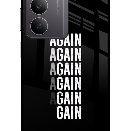 Again Again Gain Realme 14x 5G Glass Case