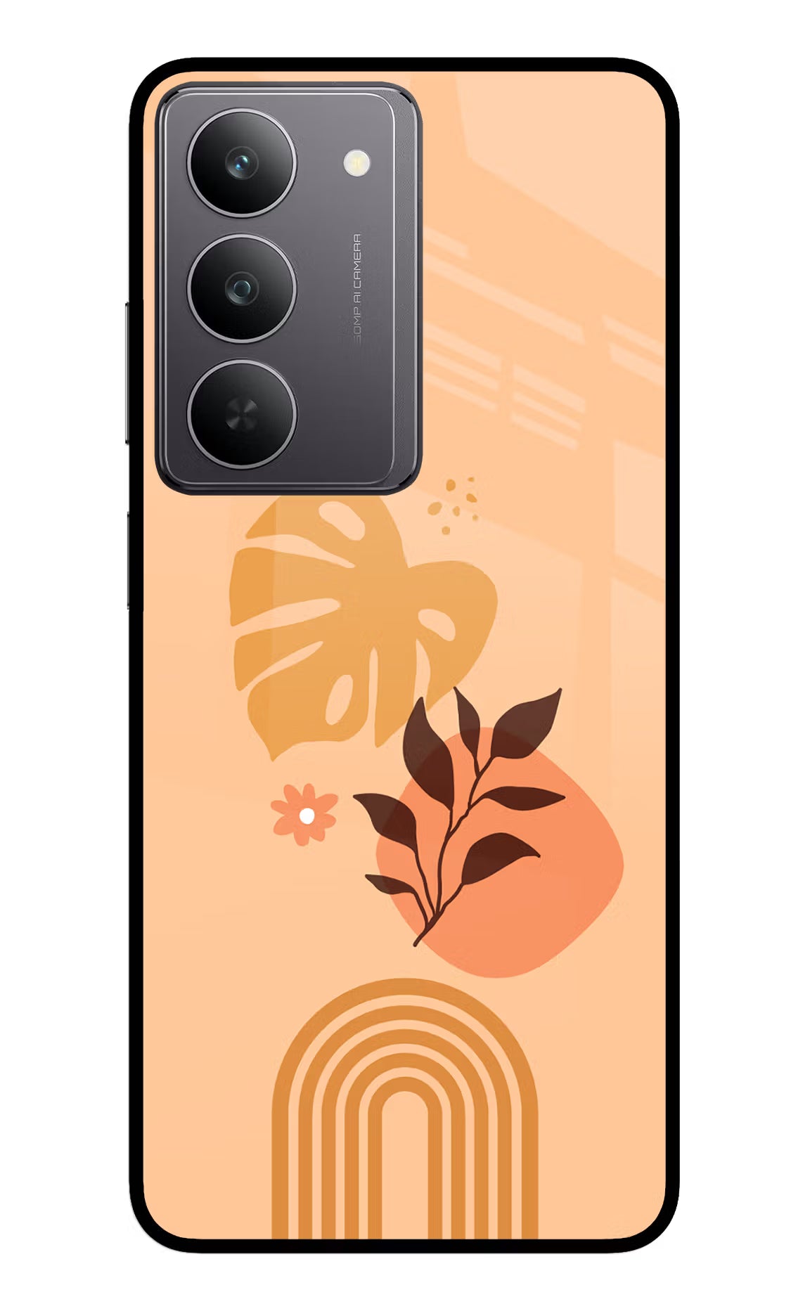 Bohemian Art Realme 14x 5G Glass Case Back Cover by Casekaro