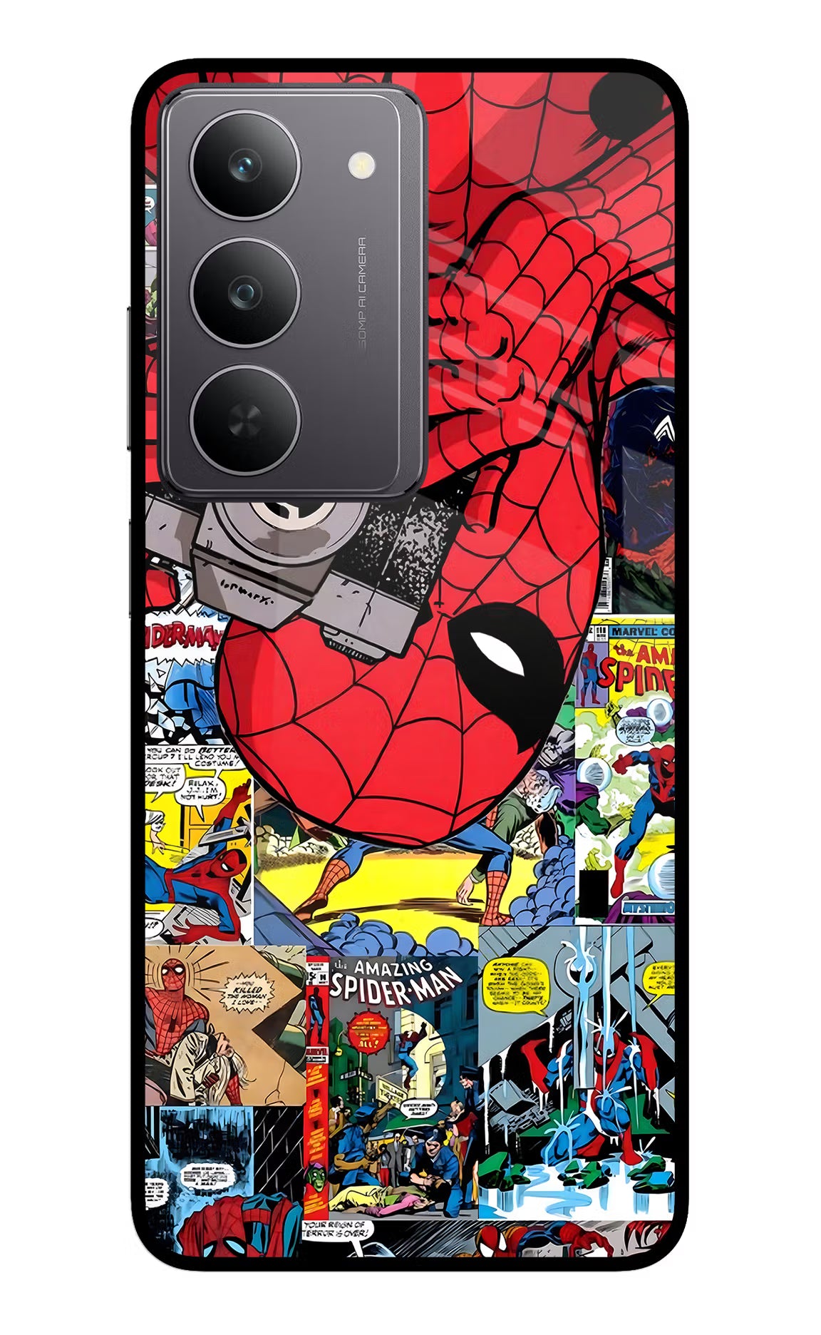 Spider Man Realme 14x 5G Glass Case