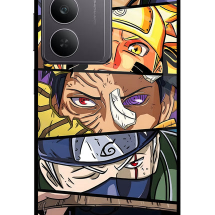 Naruto Character Realme 14x 5G Glass Case Back Cover by Casekaro