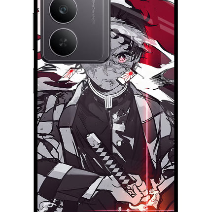 Demon Slayer Realme 14x 5G Glass Case