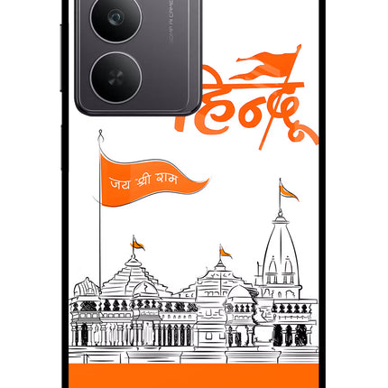 Jai Shree Ram Hindu Realme 14x 5G Glass Case