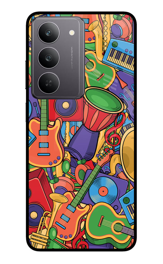 Music Instrument Doodle Realme 14x 5G Glass Case