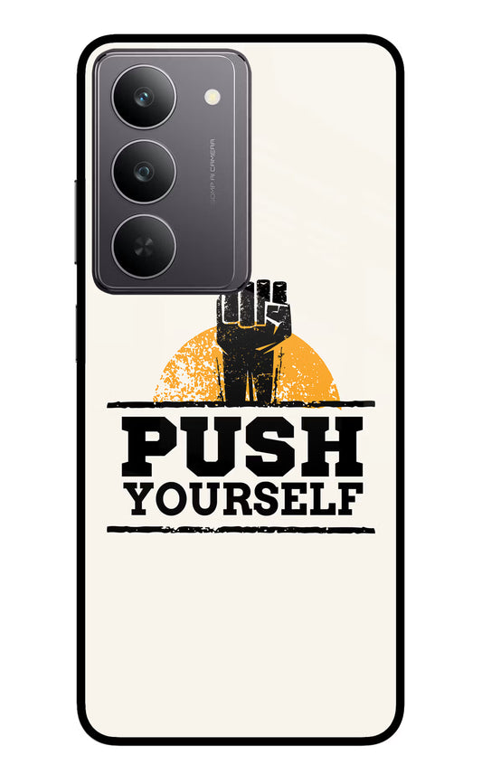 Push Yourself Realme 14x 5G Glass Case