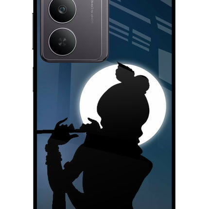Shri Krishna Silhouette Realme 14x 5G Glass Case