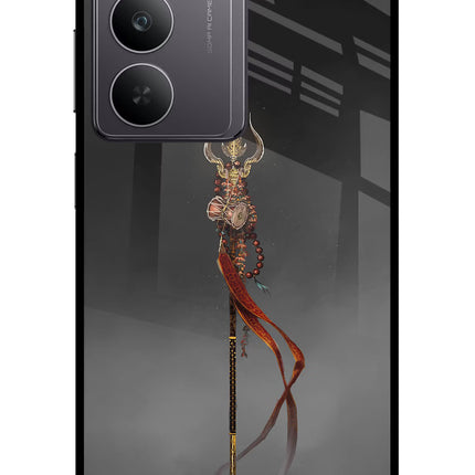 Shiv Trishul Realme 14x 5G Glass Case
