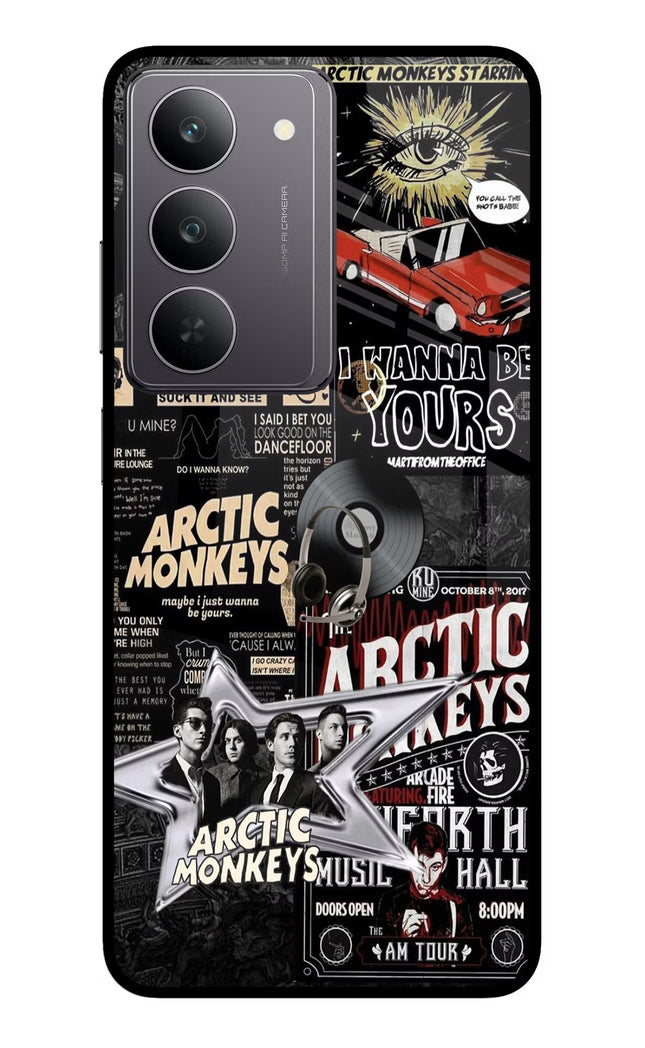 Arctic Monkeys Realme 14x 5G Glass Case Back Cover by Casekaro