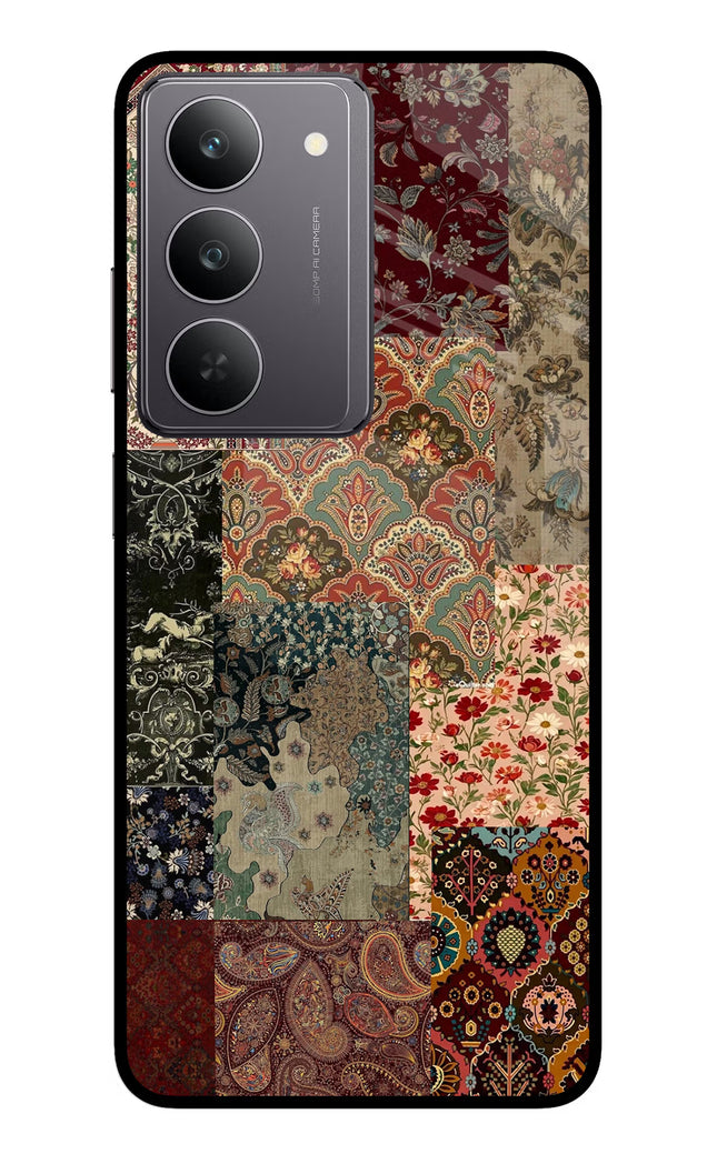 Desi Print Realme 14x 5G Glass Case Back Cover by Casekaro