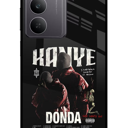 Donda Kanye West Realme 14x 5G Glass Case