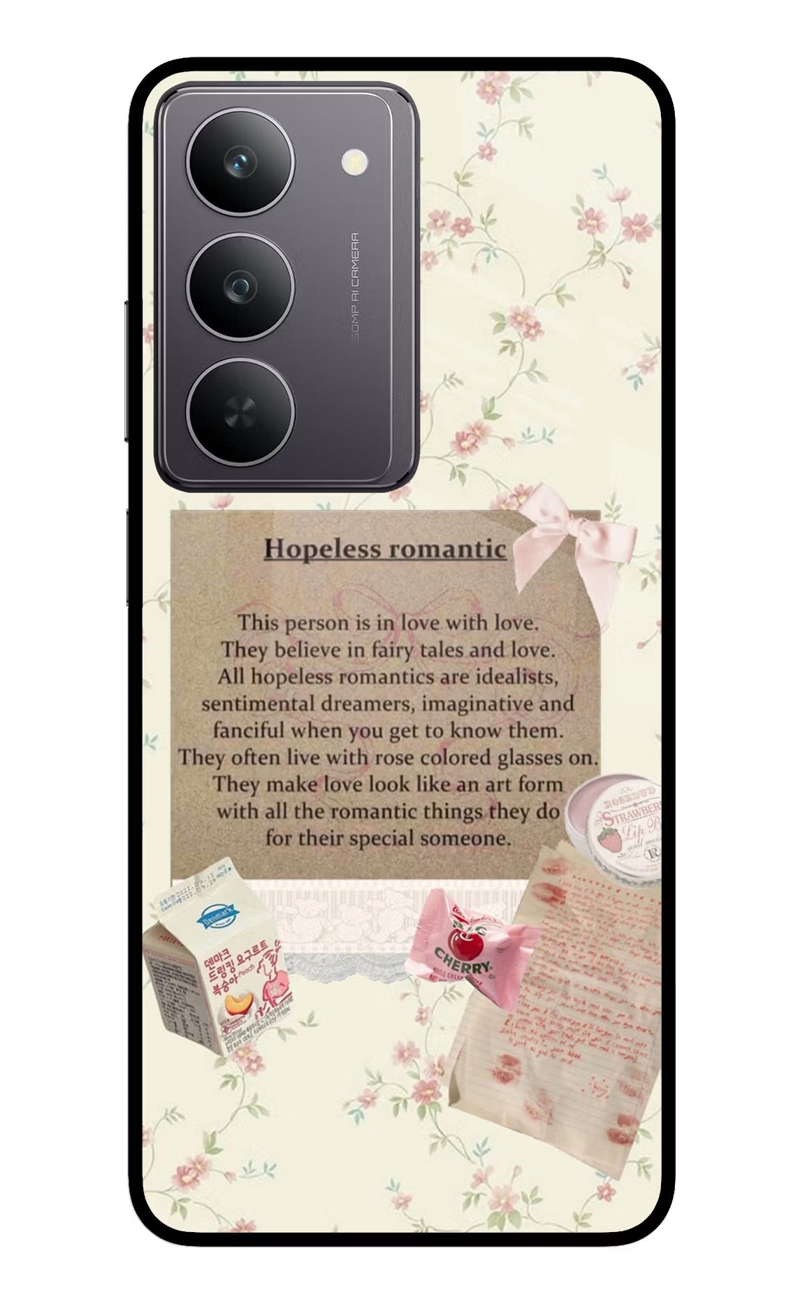 Hopeless Romantic Realme 14x 5G Glass Case